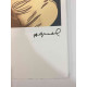 Andy Warhol Litografia off set edizione 100  cm 57x38