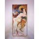 Litografía de Alphonse Mucha en off set 50x70 cm