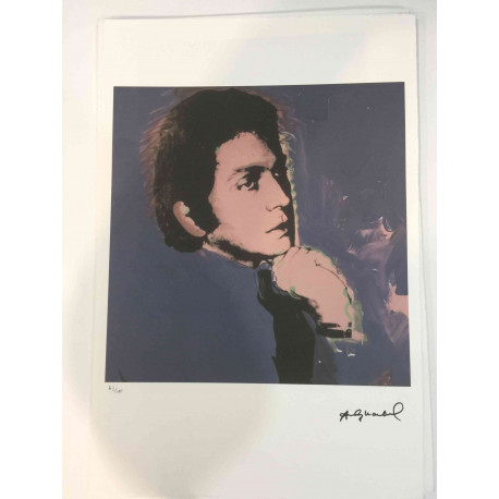 Andy Warhol Litografia off set edizione 100  cm 57x38