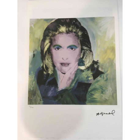 Andy Warhol Lithographie édition hors set 100 cm 57x38