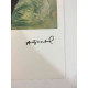 Andy Warhol Lithographie édition hors set 100 cm 57x38