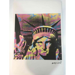 Andy Warhol Lithographie édition hors set 100 cm 57x38