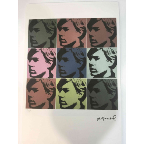 Andy Warhol Litografia off set edizione 100  cm 57x38