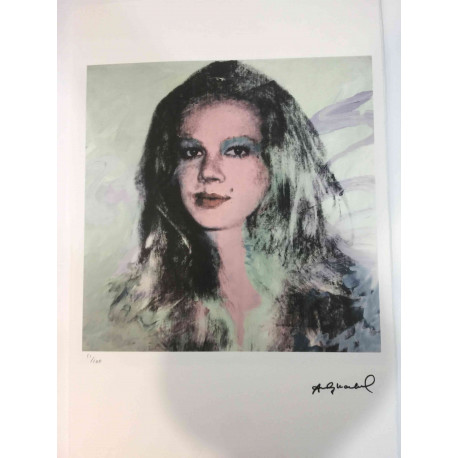 Andy Warhol Litografia off set edizioa 100 cm 57x38