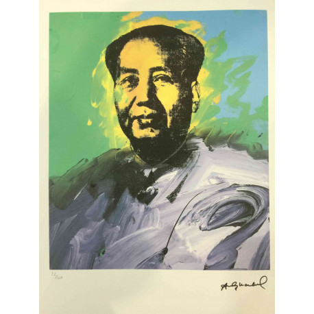 Litografie Andyho Warhola ofsetová edice 100 cm 57x38