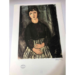 Amedeo Modigliani off set litografie 50x70 cm Arhive Paris