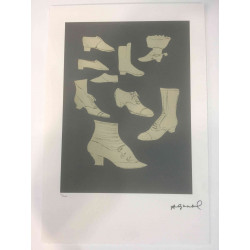 Andy Warhol Off set lithograph 100 cm edition 57x38