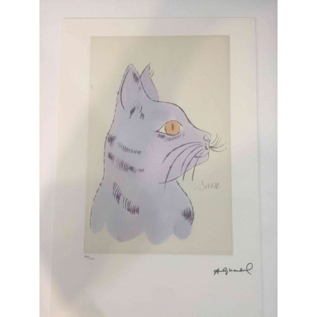 Andy Warhol Litografía edición off set 100 cm 57x38