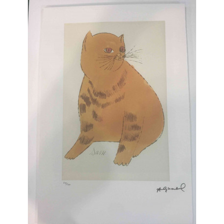 Andy Warhol Litografía edición off set 100 cm 57x38