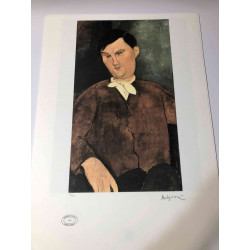 Amedeo Modigliani litografia off-set 50x70 cm Artxiboak Paris