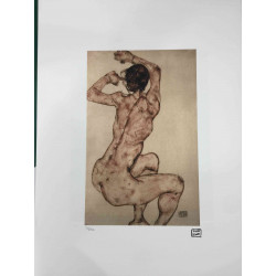 Egon Schiele Litografia off set edizione 200  cm 50x70
