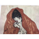 Egon Schiele Lithografie offsetuitgave 200 cm 50x70