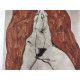Egon Schiele Lithografie offsetuitgave 200 cm 50x70