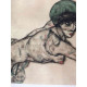 Egon Schiele Litografia w wydaniu offsetowym 200 cm 50x70
