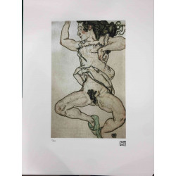Egon Schiele Litografía edición off set 200 cm 50x70