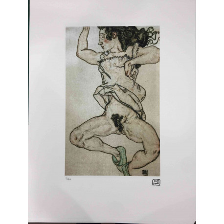 Egon Schiele Litografía edición off set 200 cm 50x70