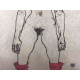 Egon Schiele Litografia offset edícia 200 cm 50x70