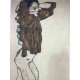 Egon Schiele Litografia off set edizioa 200 cm 50x70