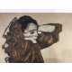 Egon Schiele Litografia off set edizioa 200 cm 50x70