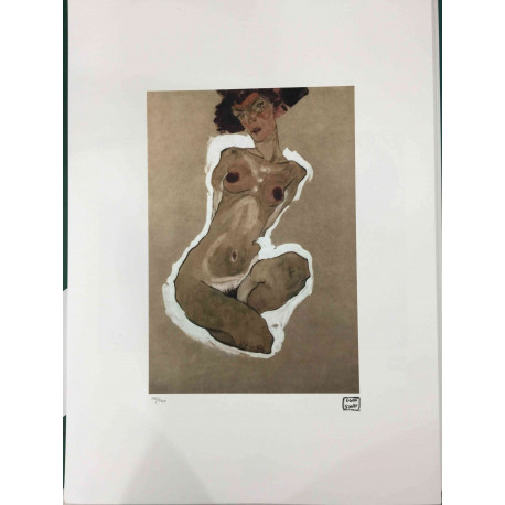 Egon Schiele Litografia w wydaniu offsetowym 200 cm 50x70