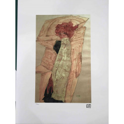 Egon Schiele Litografia off set editie 200 cm 50x70