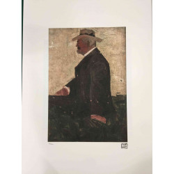 Egon Schiele Litografía edición off set 200 cm 50x70