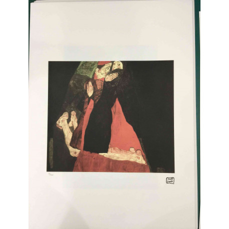 Egon Schiele Off set lithograph edition 200 cm 50x70