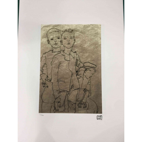 Egon Schiele Off set lithograph edition 200 cm 50x70