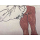 Egon Schiele Litografia edição off set 200 cm 50x70