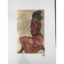 Egon Schiele Off set lithograph edition 200 cm 50x70