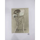Egon Schiele Litografie ofsetová edice 200 cm 50x70