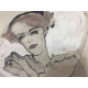 Egon Schiele Litografie ofsetová edice 200 cm 50x70