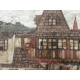 Egon Schiele Litografie ofsetová edice 200 cm 50x70