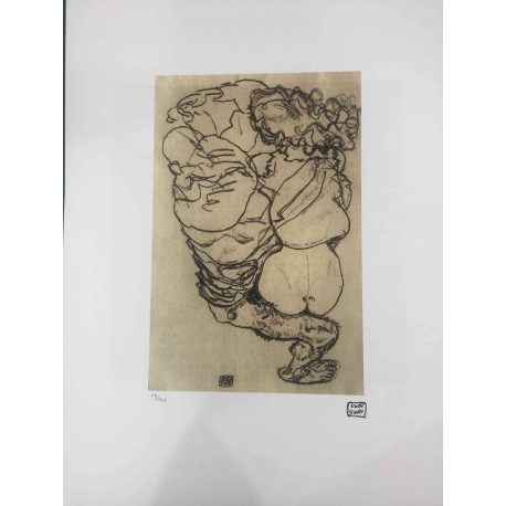 Egon Schiele Litografía offset edición 200 cm 50x70