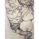 Egon Schiele Litografía offset edición 200 cm 50x70