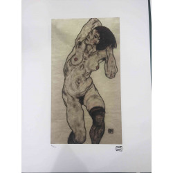 Egon Schiele Litografia w wydaniu offsetowym 200 cm 50x70