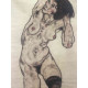 Egon Schiele Litografia w wydaniu offsetowym 200 cm 50x70