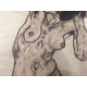Egon Schiele Litografia w wydaniu offsetowym 200 cm 50x70