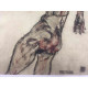 Egon Schiele Lithographie édition hors set 200 cm 50x70
