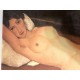 Litografie Amedeo Modigliani ze setu 50x70 cm Archives Paris