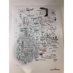 Set de litografía Basquiat 50x70 cm certificado
