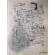 Set de litografía Basquiat 50x70 cm certificado