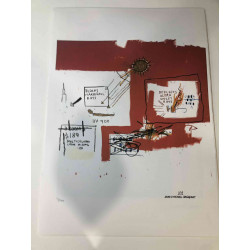 Set de litografía Basquiat 50x70 cm certificado