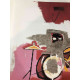 Basquiat Off set lithograph cm 50x70 certified
