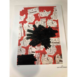Basquiat Lithographie Offset 50x70 cm zertifiziert