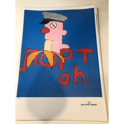 Basquiat Off set lithograph cm 50x70 certified