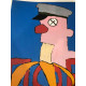 Basquiat Off set lithograph cm 50x70 certified
