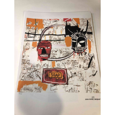 Basquiat Litografia off set 50x70 cm certificat