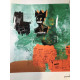 Basquiat Lithographie hors set 50x70 cm certifiée