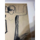 Amedeo Modigliani litografia off set  cm 50x70 Archives Paris